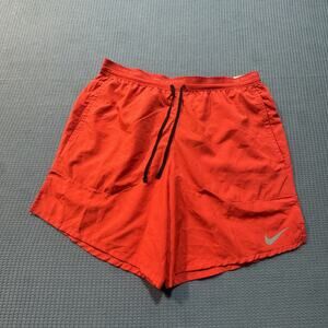 NIKE Dri Fit Stride 7" Unlined Red Running Shorts Men's Size M Red Brand New